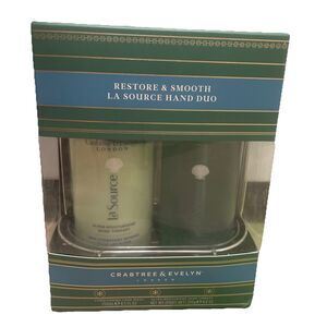 Crabtree and Evelyn La Source Hand Therapy Box Set Hand Wash & Therapy Soap Dish